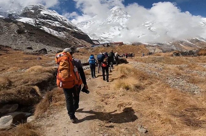 Annapurna Base Camp Trek from Pokhara and Kathmandu - Day 7: Bamboo to Jhinu Danda—hot springs after hard walking