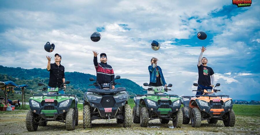 ATV Tours: Rev Up Your Adventure - HighGround Adventures HQ setup: gear and the quick safety run