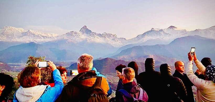 From Pokhara: Sarangkot Sunrise Himalayas Tour - What you’ll actually see at sunrise: peaks, valley, and sky color