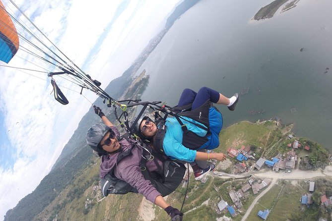 Paragliding at Sarangkot Pokhara - In the Air With a Tandem Pilot: What ~30 Minutes Feels Like